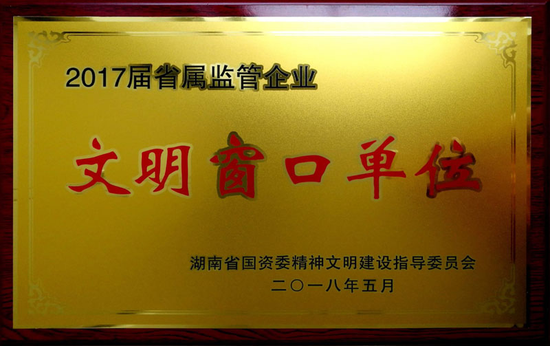 湖南尊龙凯时-人生就是搏集团养老产业有限公司荣获“省属监管企业文明窗口单位”称号